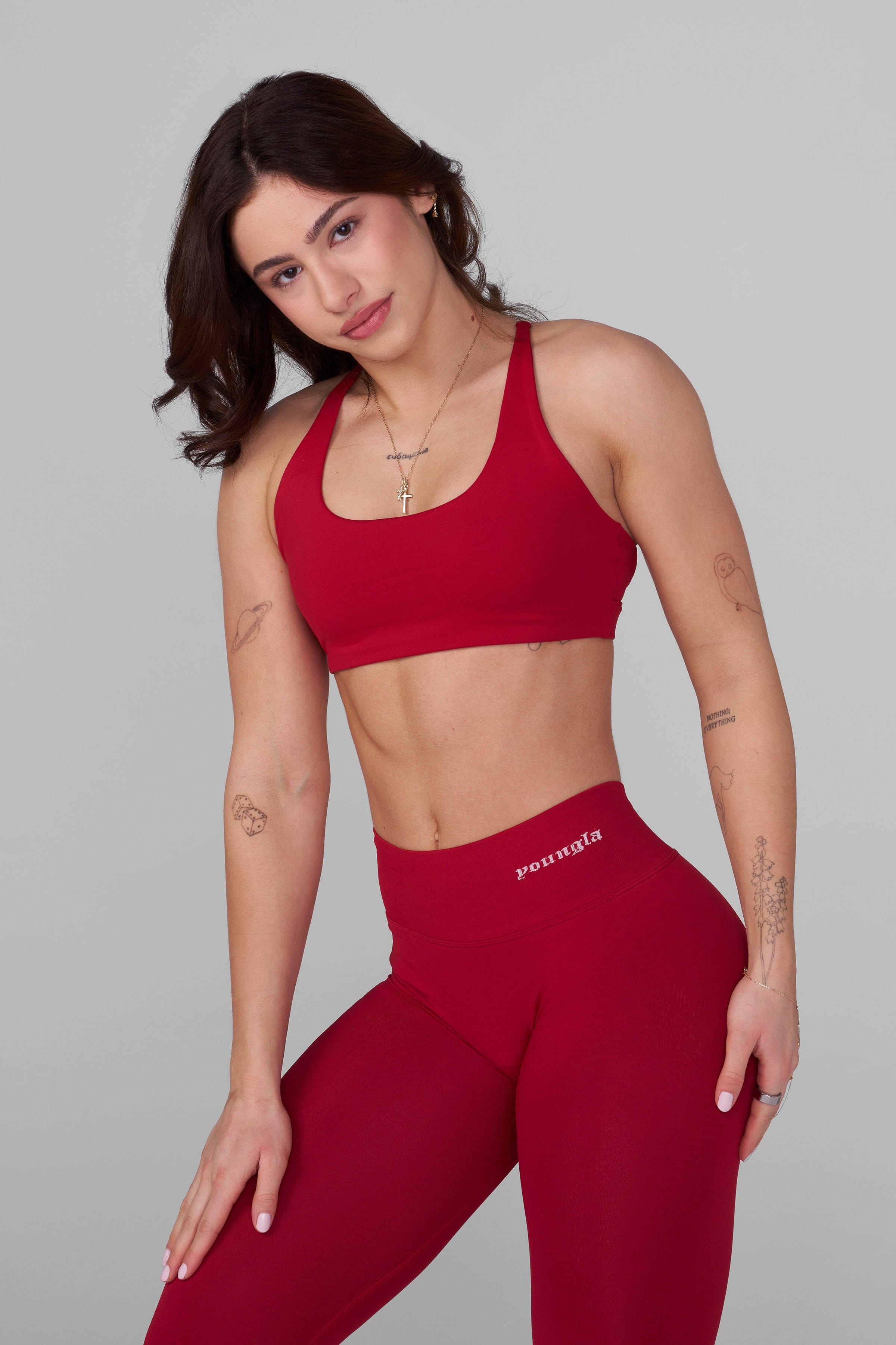 Lift & Support High Impact Sports Bra from the front view.