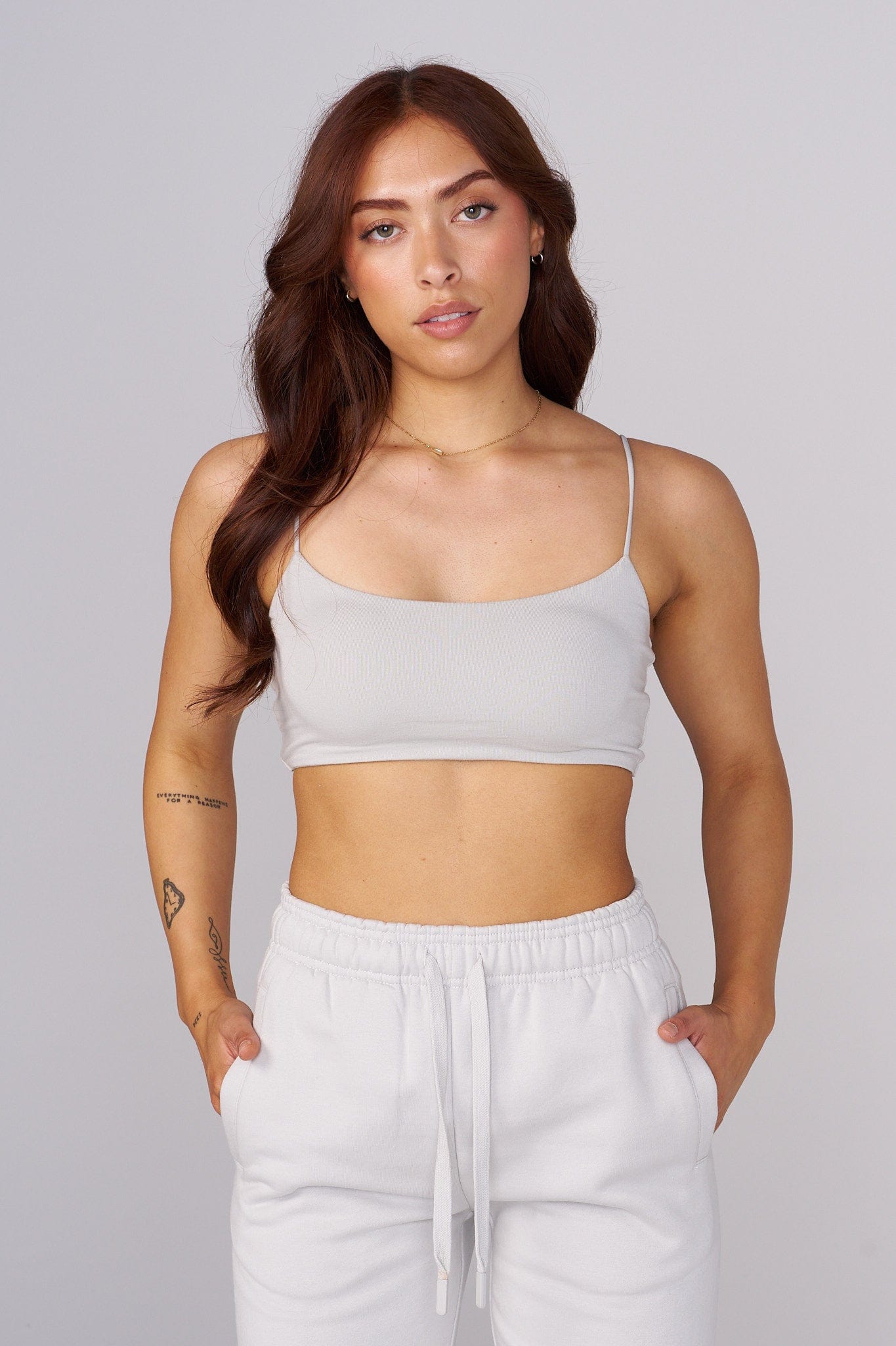 Back view showcasing the tanks relaxed fit