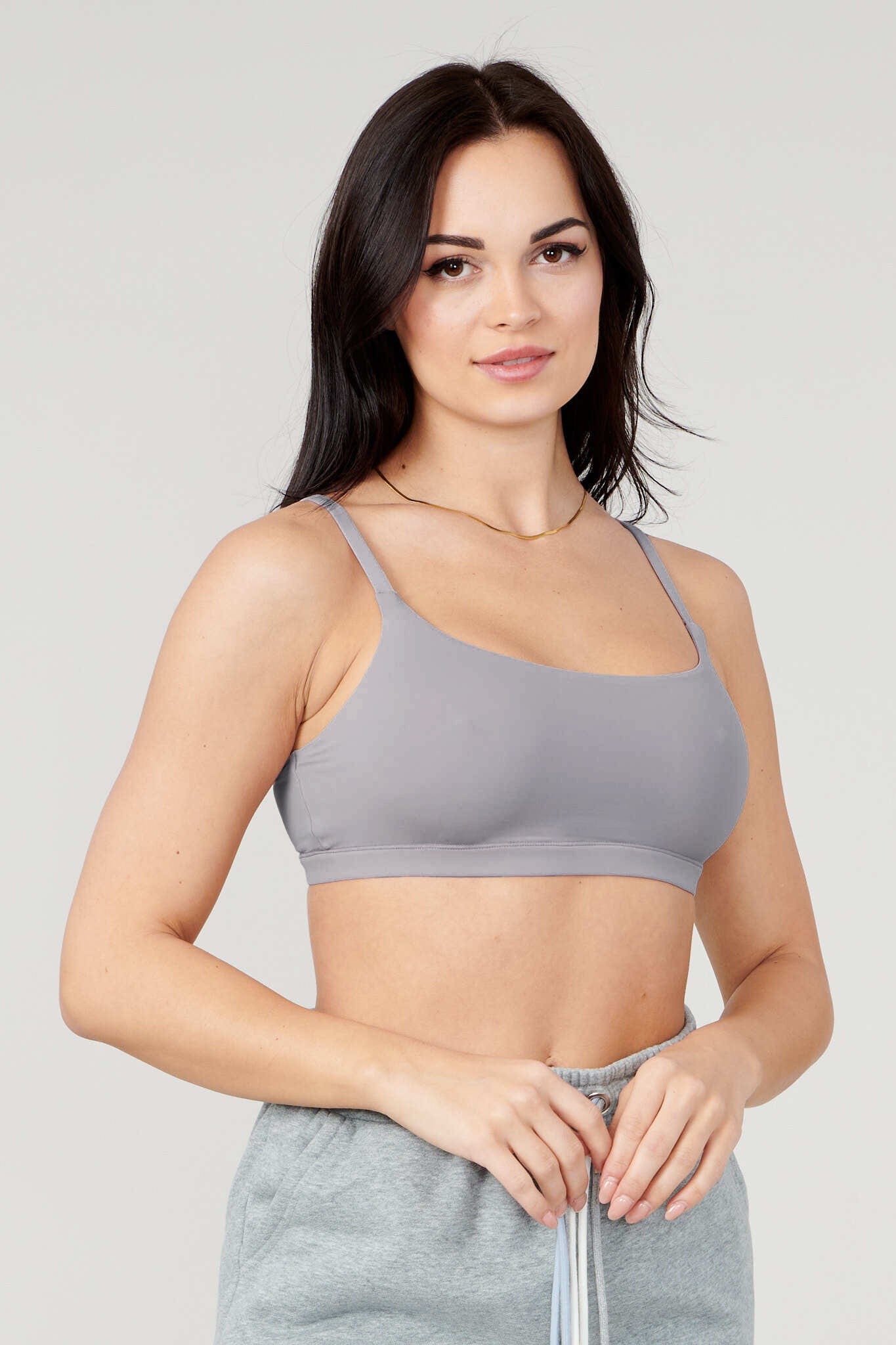 W601 Comfort Choice Bra modeled under a fitted white shirt