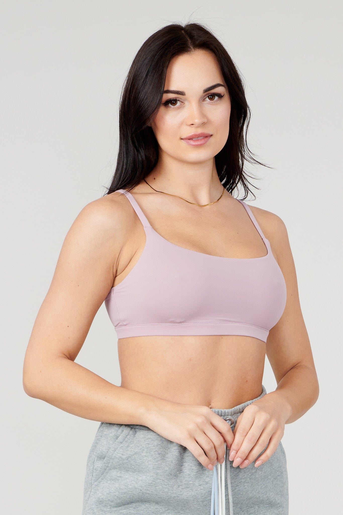 W601 Comfort Choice Bra modeled under a fitted white shirt