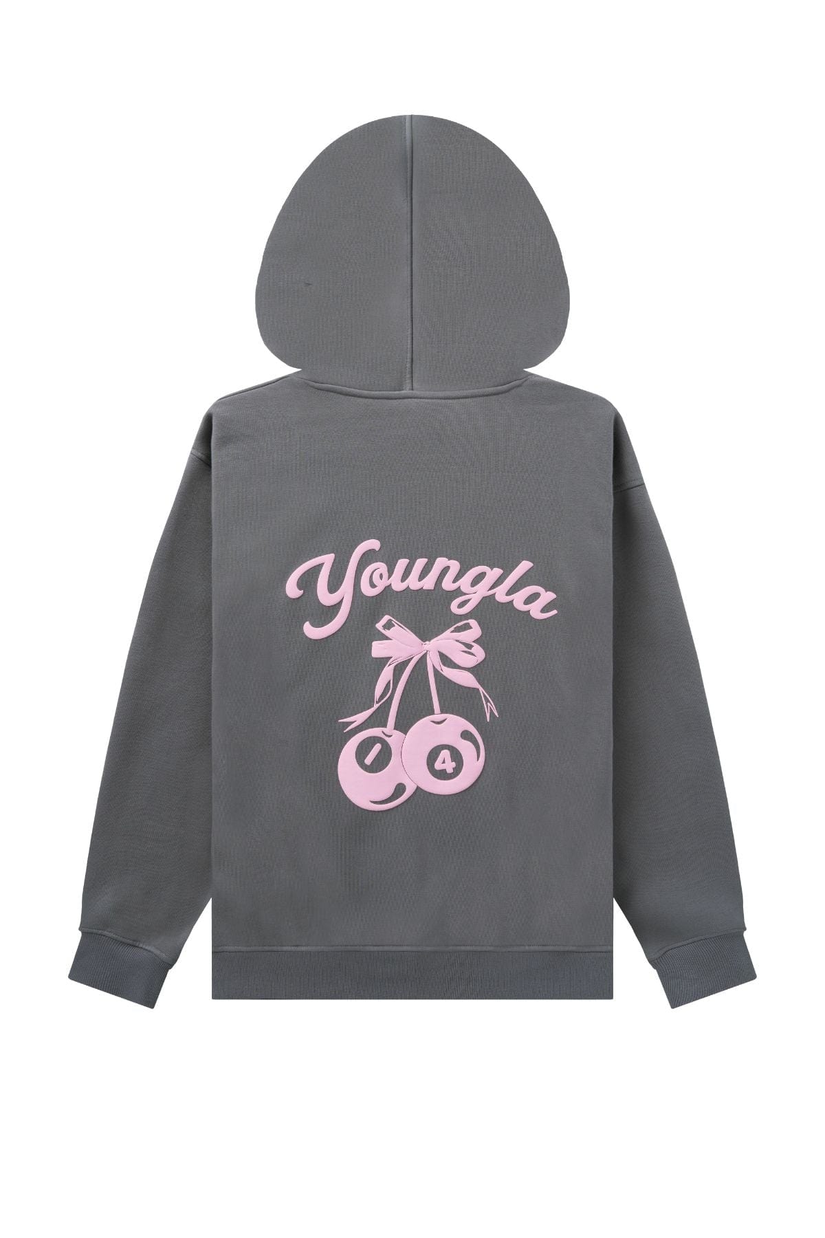 Model lounging in the cozy hoodie, perfect for a relaxed day at home.