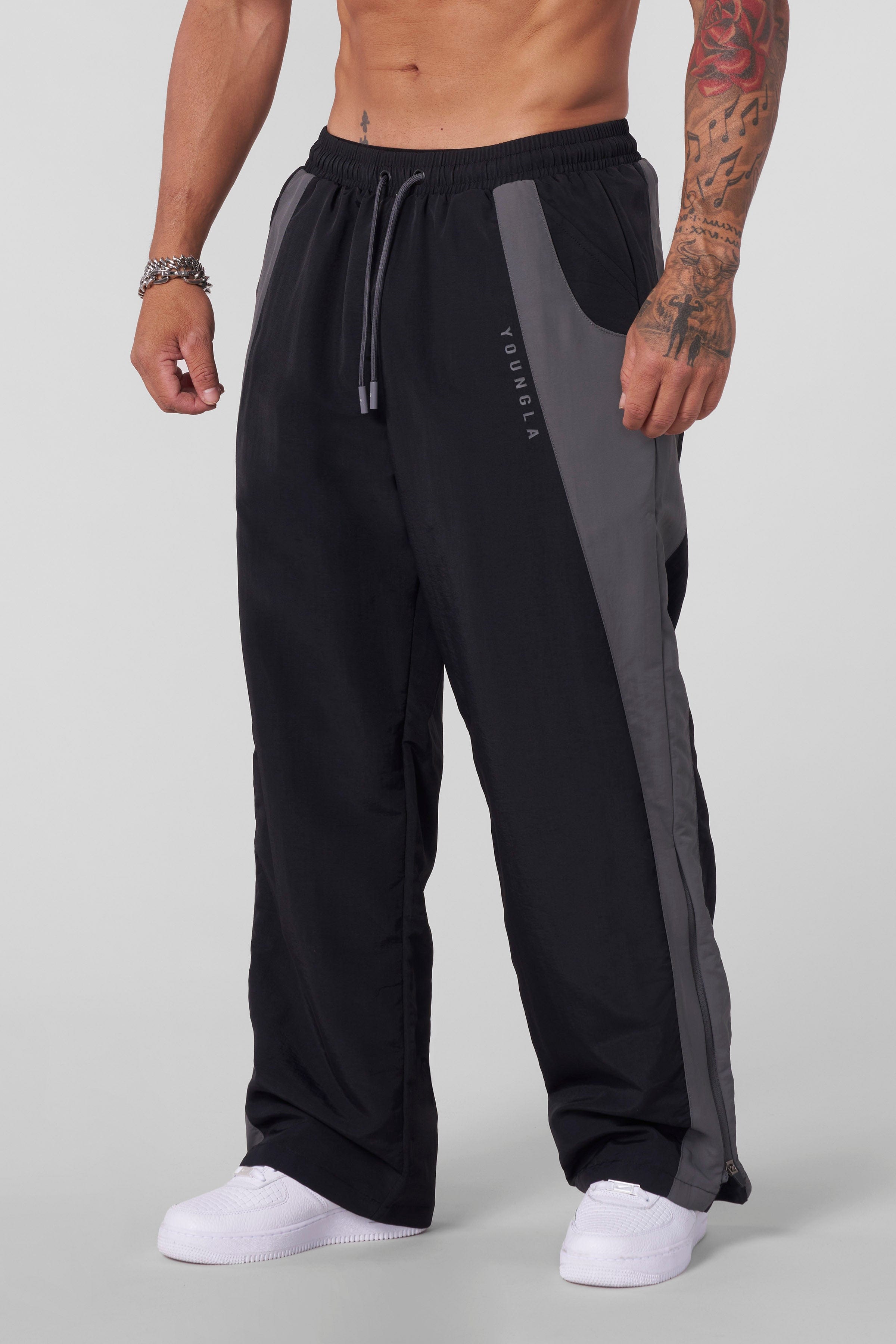 YoungLA Elite Track Pants front view on a model