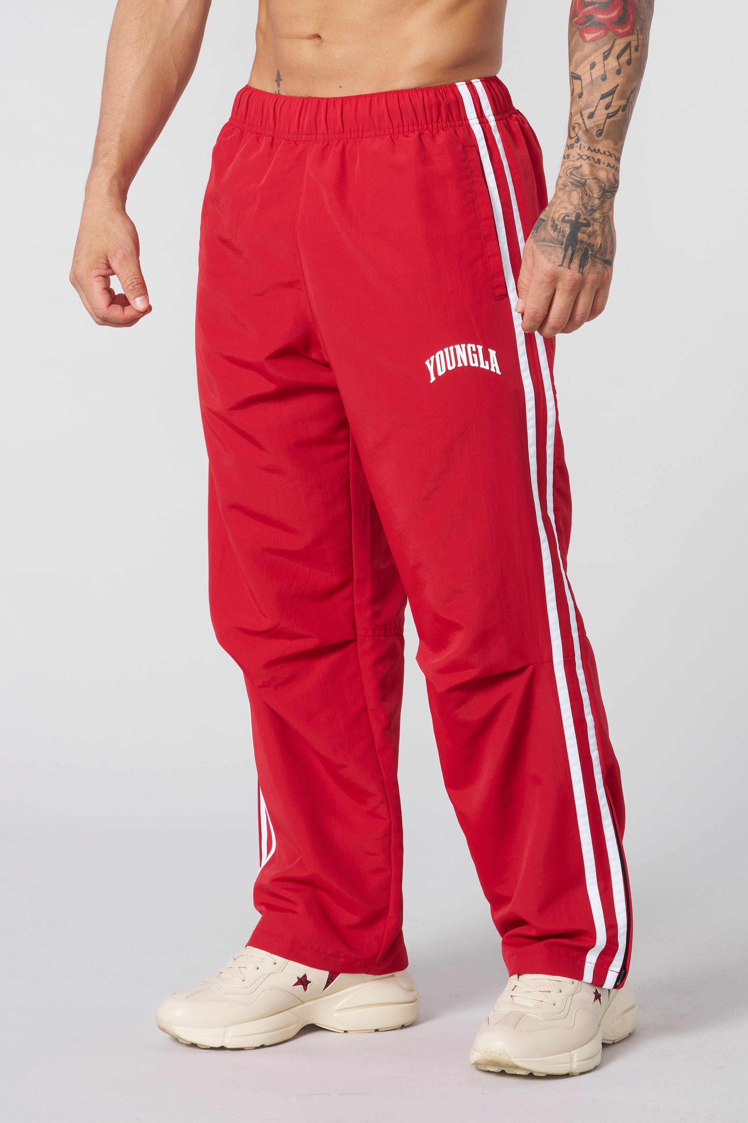Side view of joggers for women, highlighting the unique design and comfort.