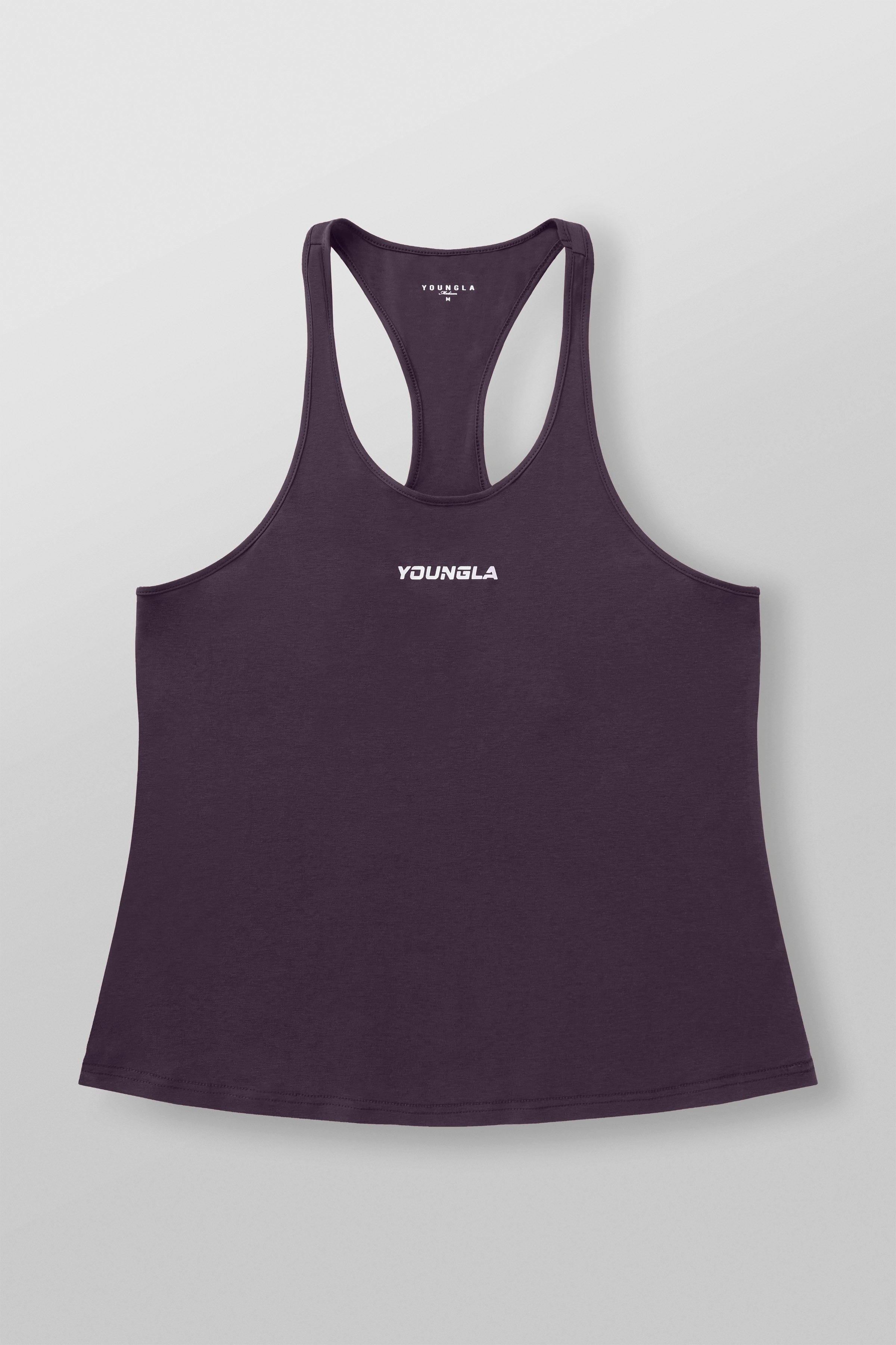 Front view of the Ultimate Muscle Stringer Tank Top in action.