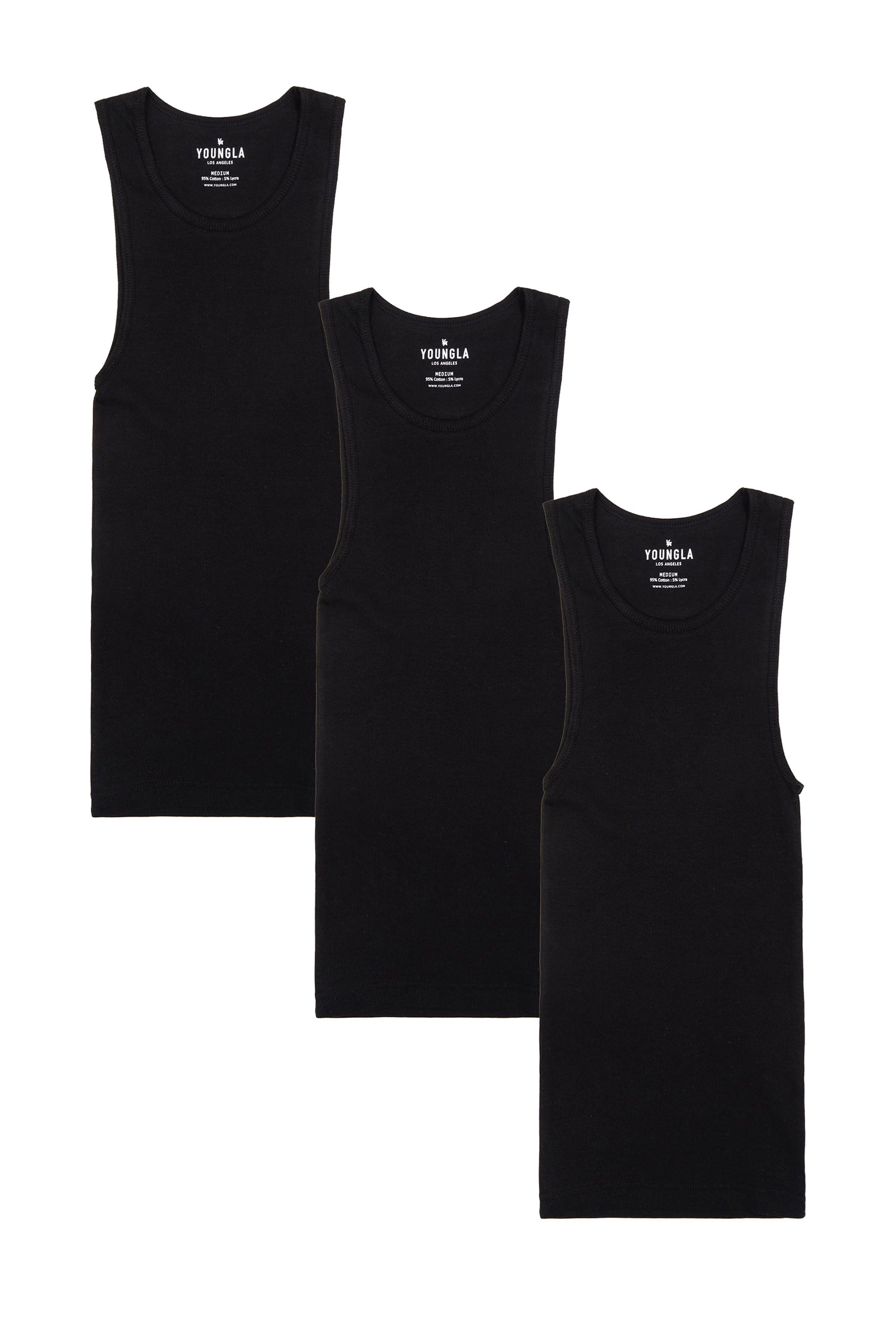Front view of fitted white tank top worn during summer workout