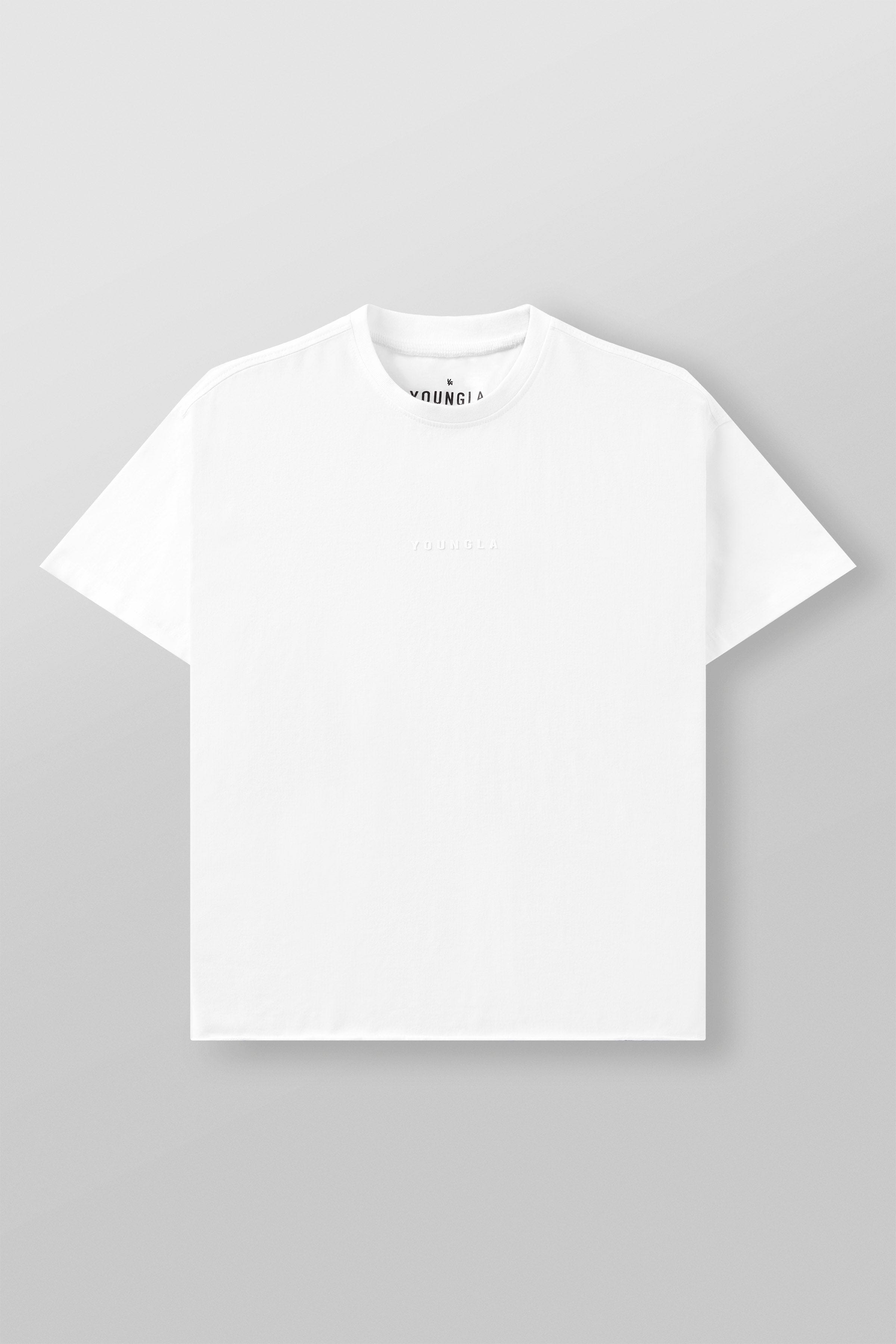 Side angle of the fitted top worn by a model, emphasizing its cropped design.