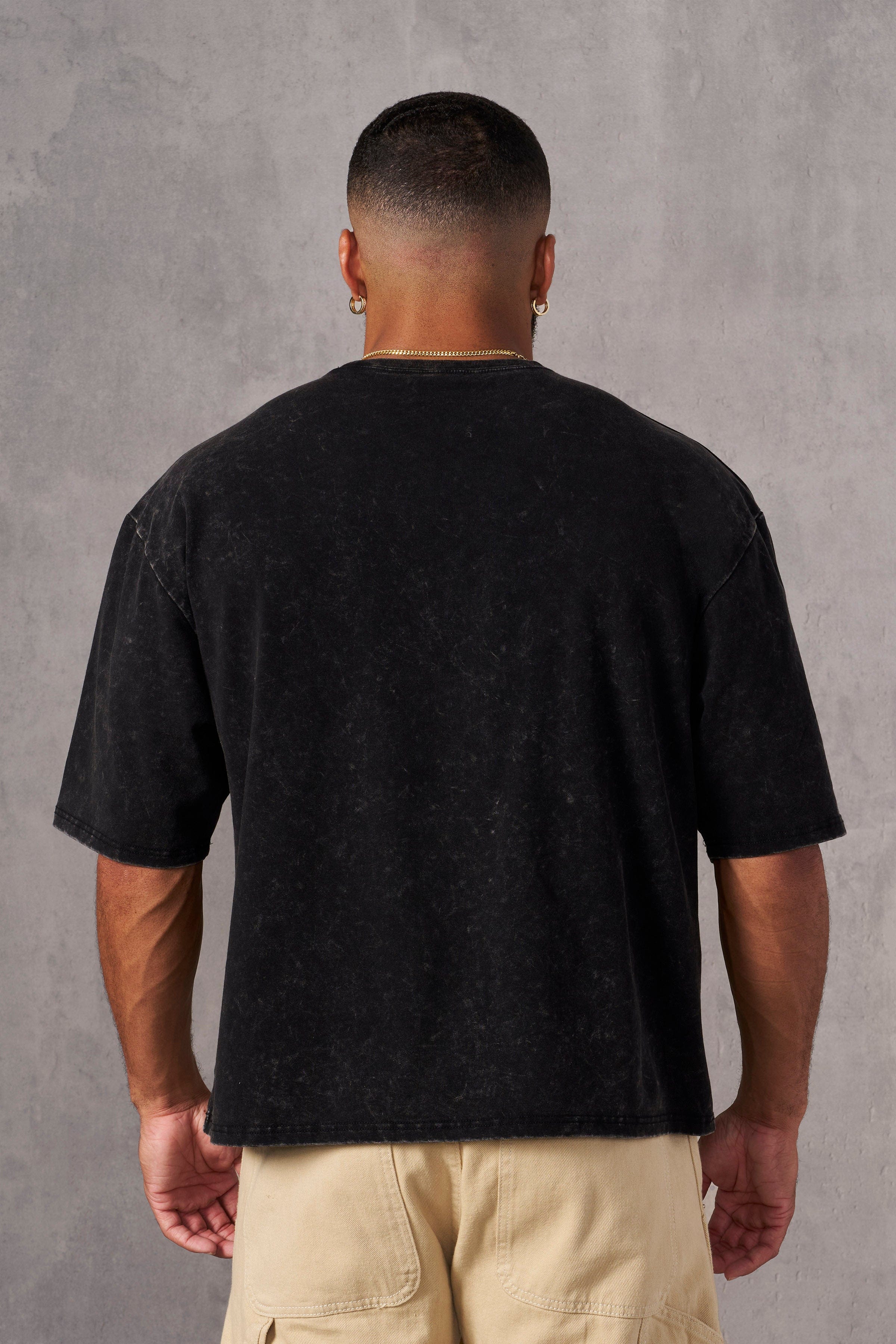 Close-up of custom t-shirt design showing bold vintage artwork