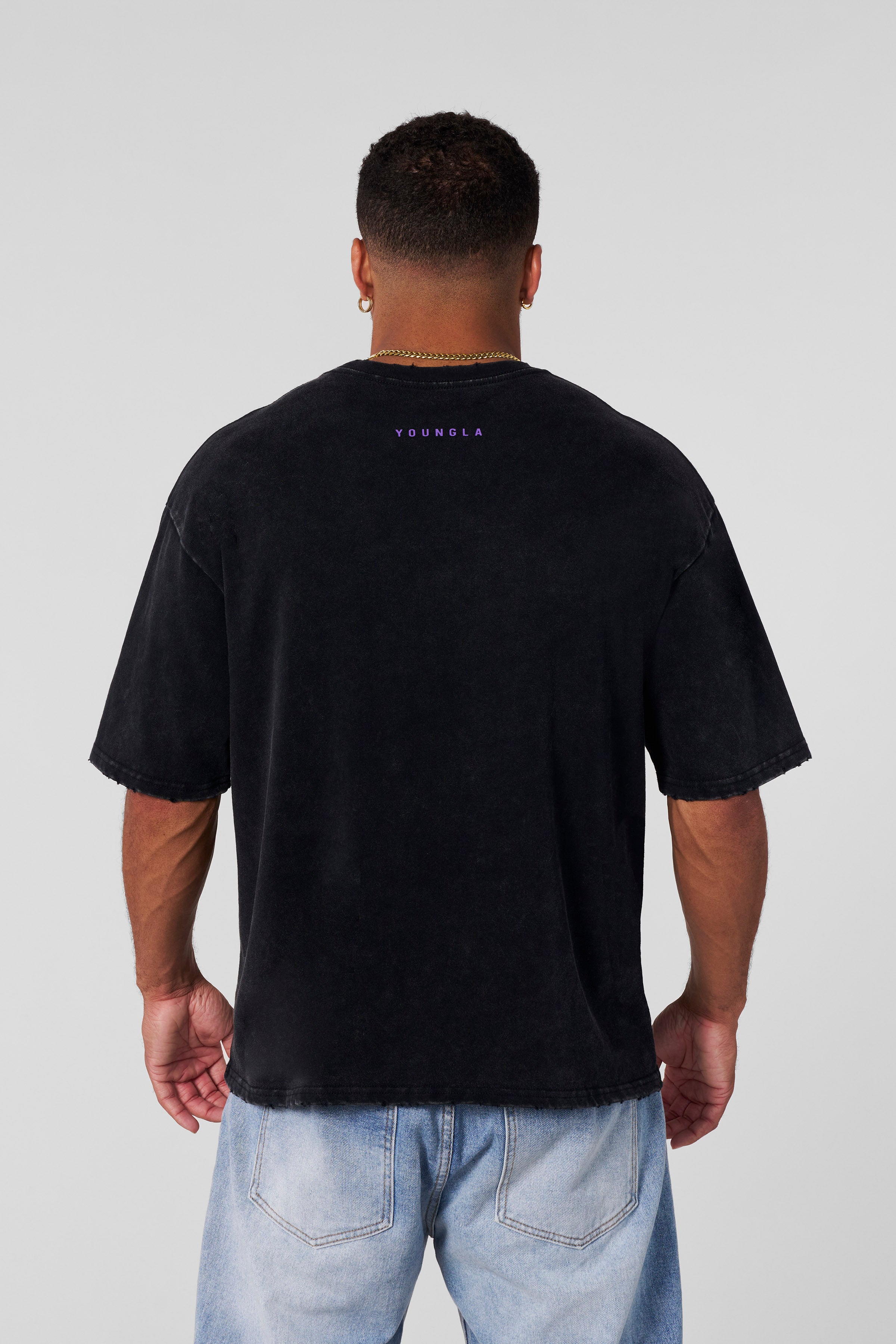 Front view of a vintage rock t-shirt showcasing iconic band artwork
