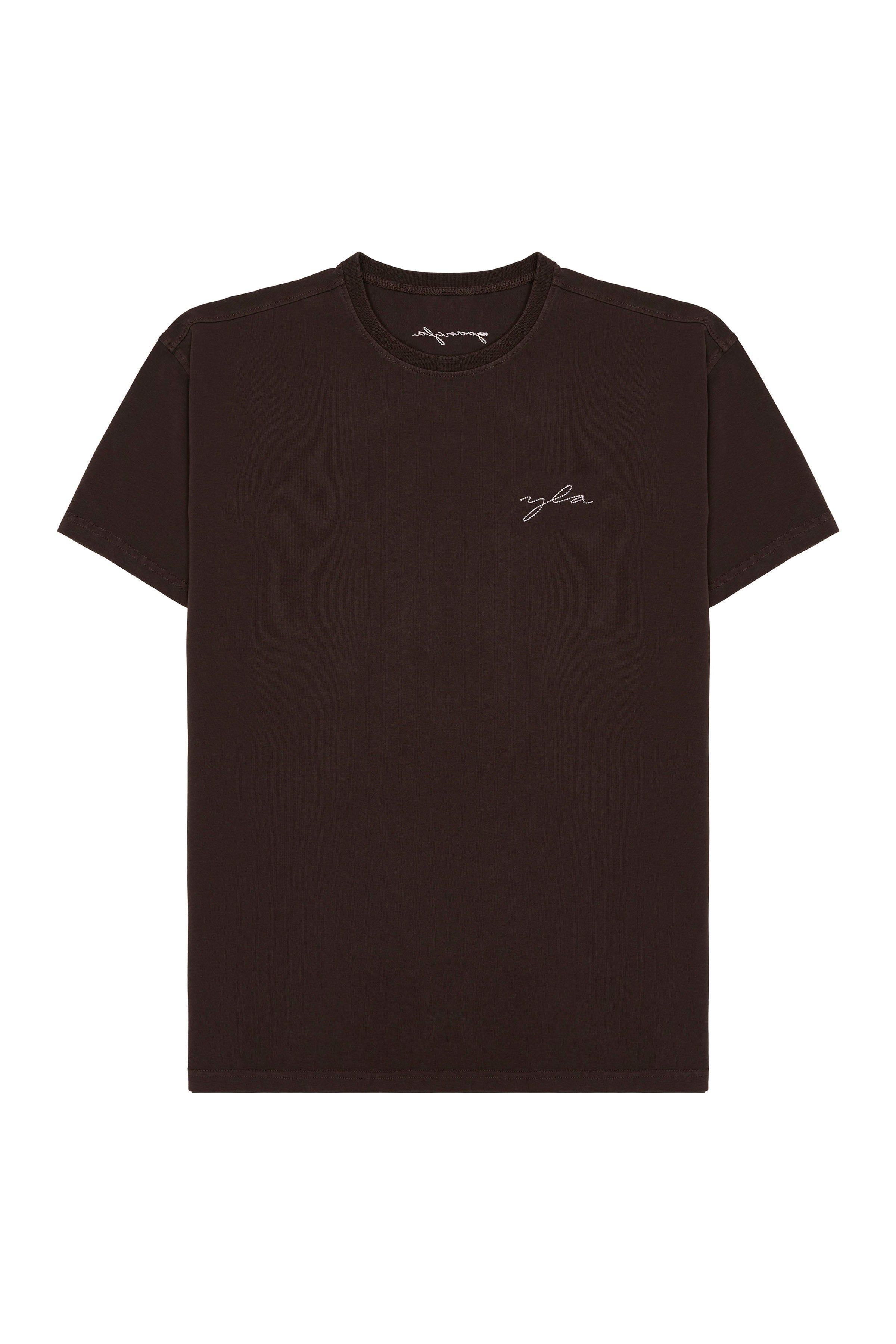 Close-up of tailored tee sleeve fit highlighting biceps contour