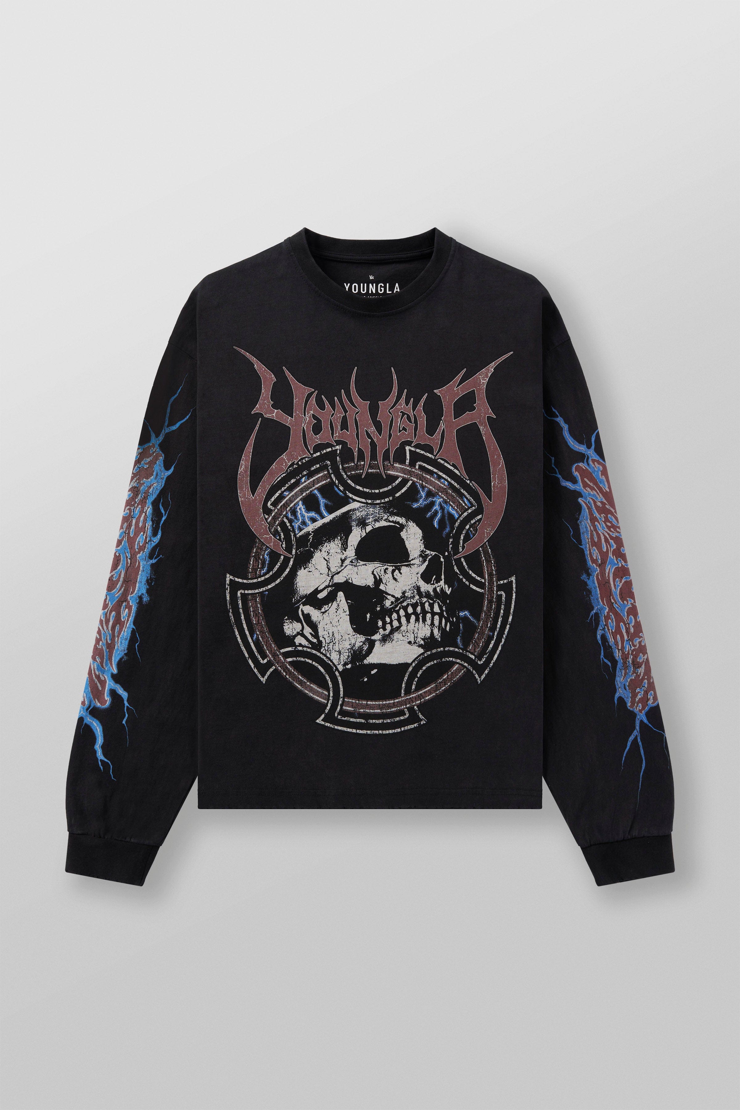 Close-up of Outcast long sleeve shirt sleeve detailing