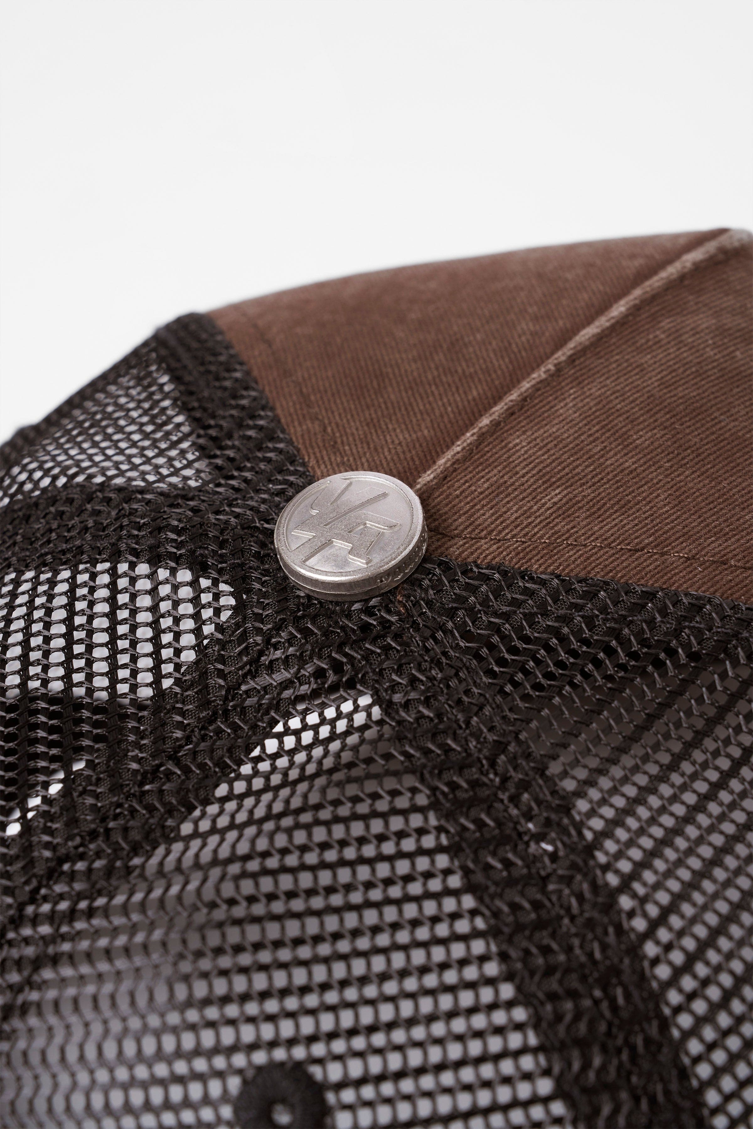 Close-up of the breathable mesh-back design of the Western Dream Trucker Hat.