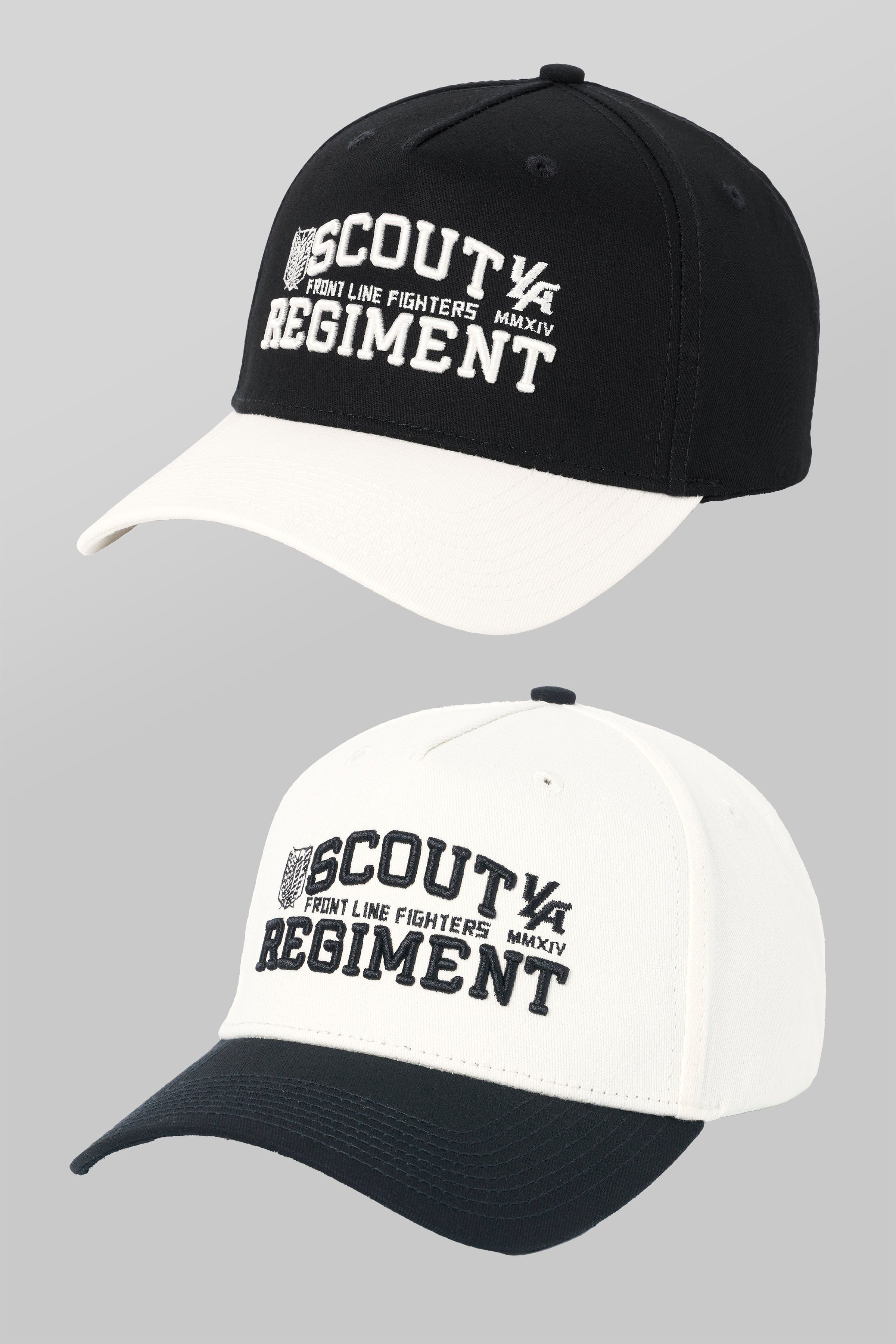 Front view of the Attack on Titan A-Frame hat showcasing the Scout Regiment logo.