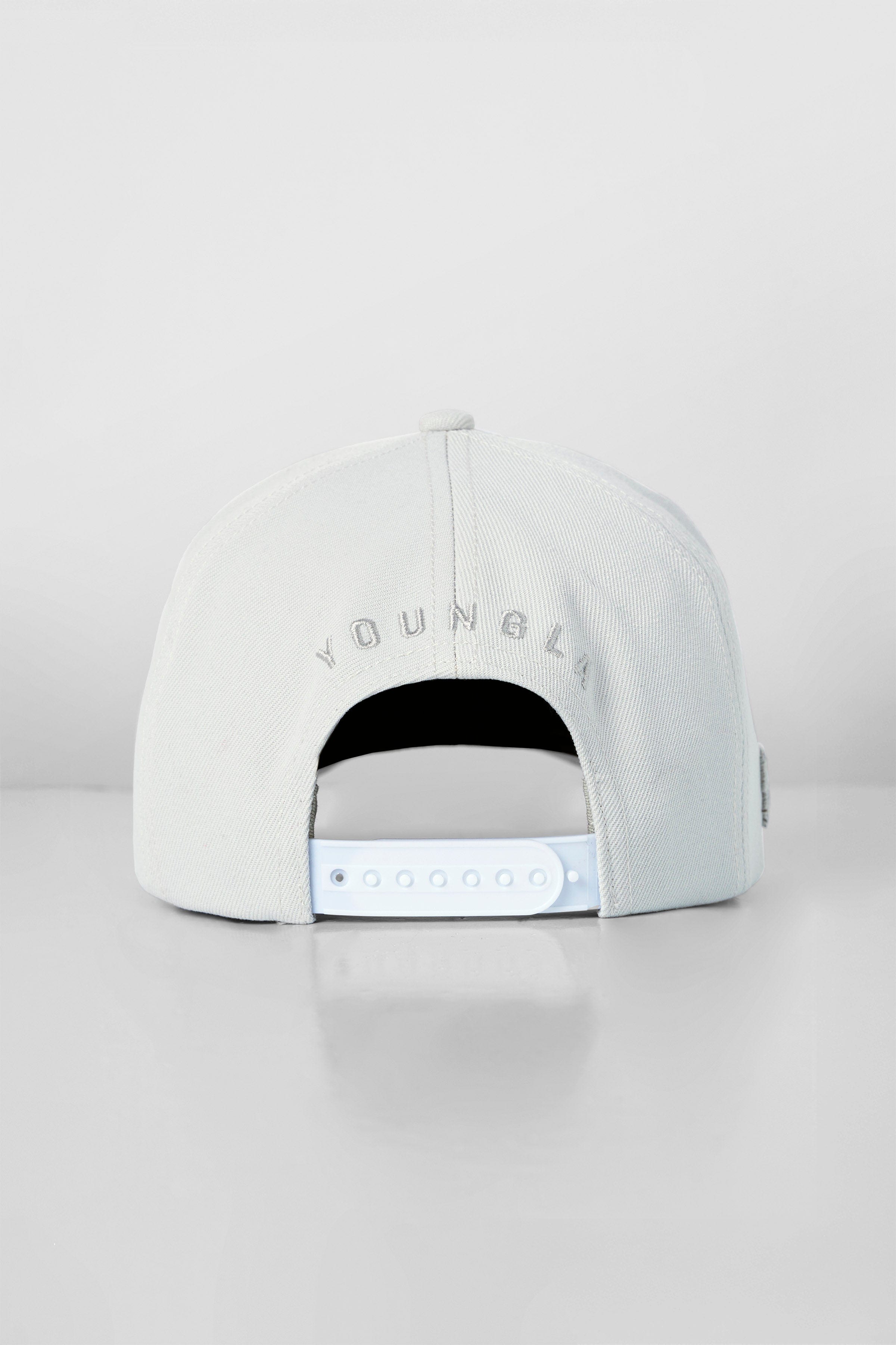 Front view of the Superman Shield snapback hat showing tonal logo embroidery.