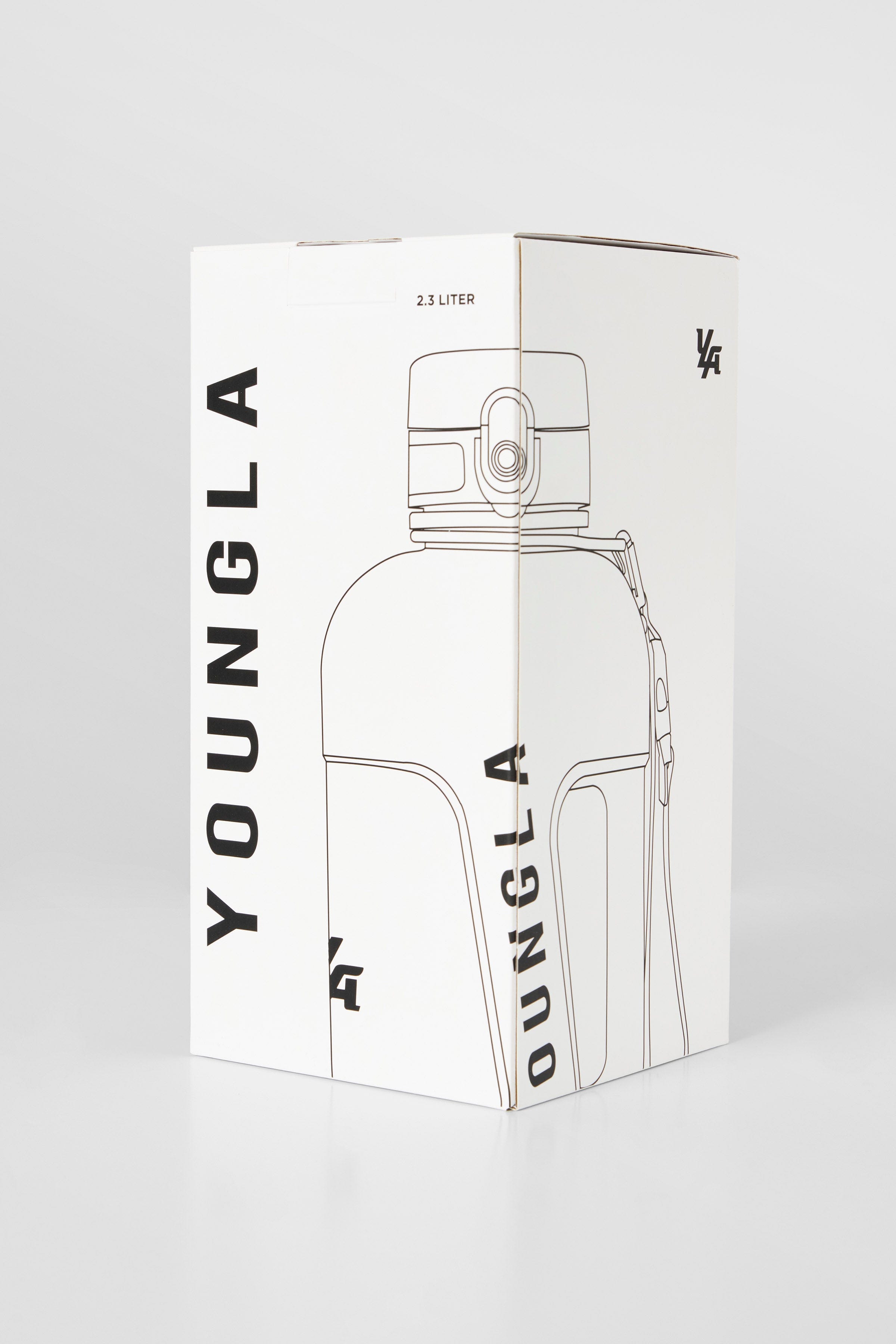 Lah Jug 2.0 in hand, demonstrating convenient carrying strap.