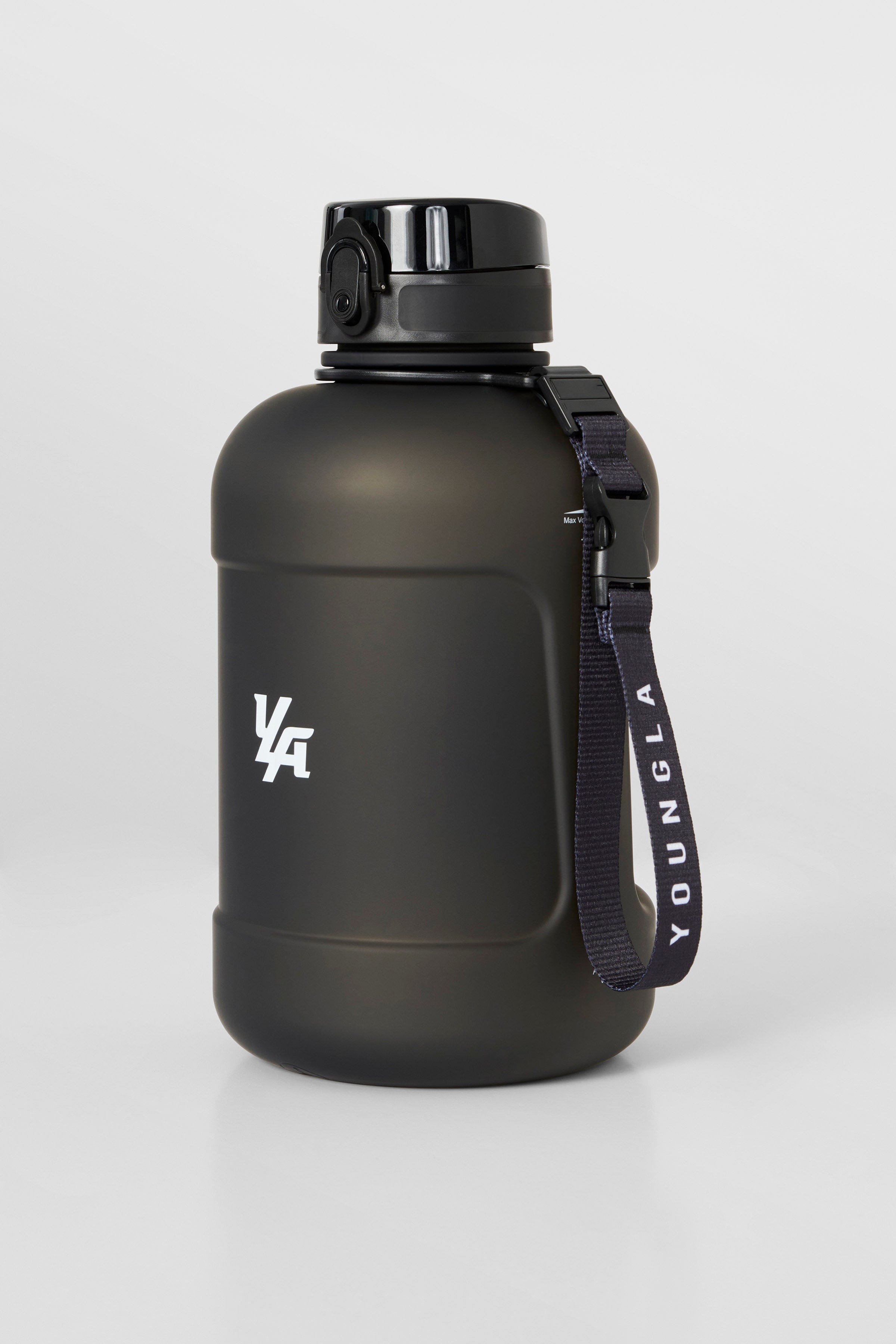 Lah Jug 2.0 in hand, demonstrating convenient carrying strap.