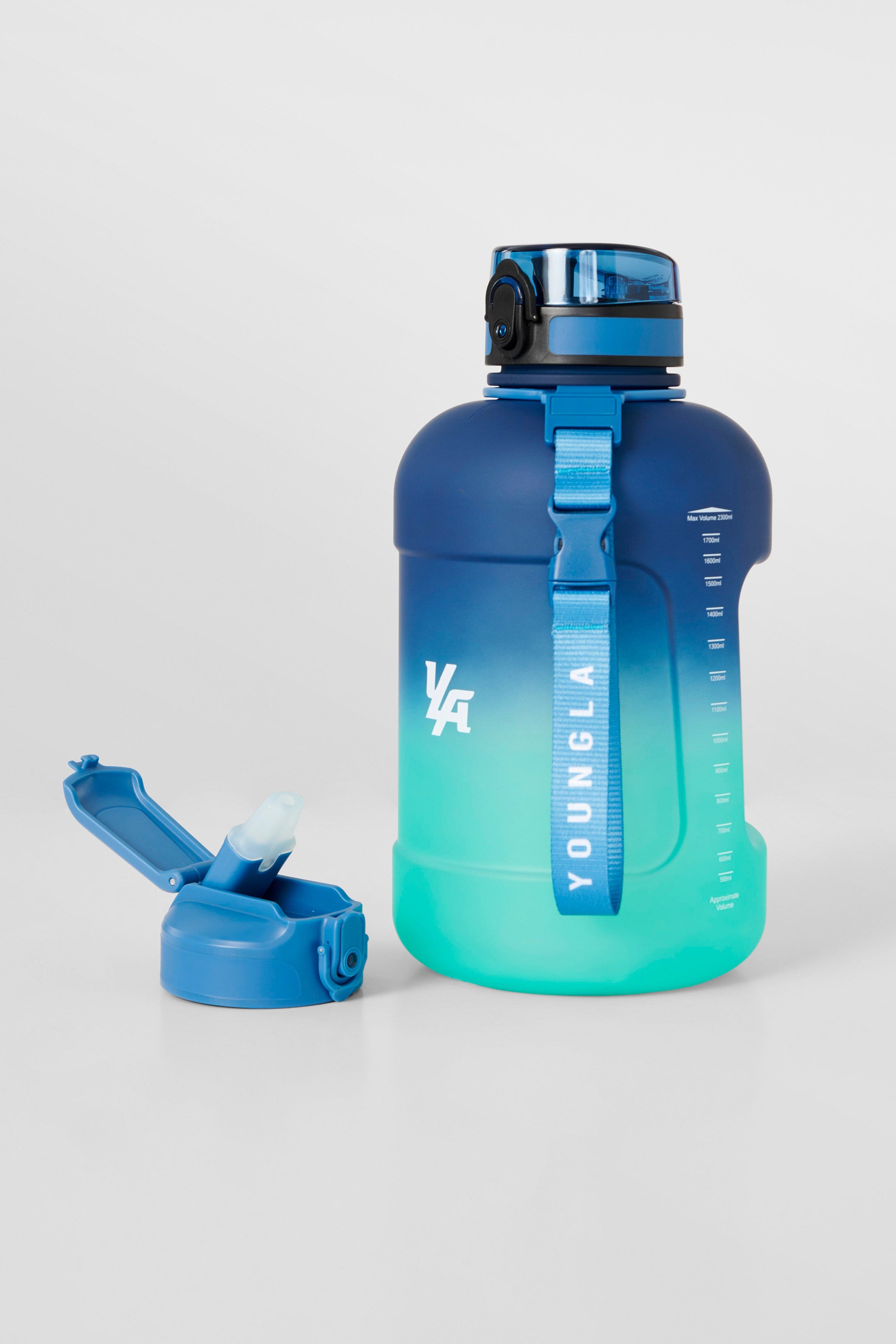 Lah Jug 2.0 in hand, demonstrating convenient carrying strap.
