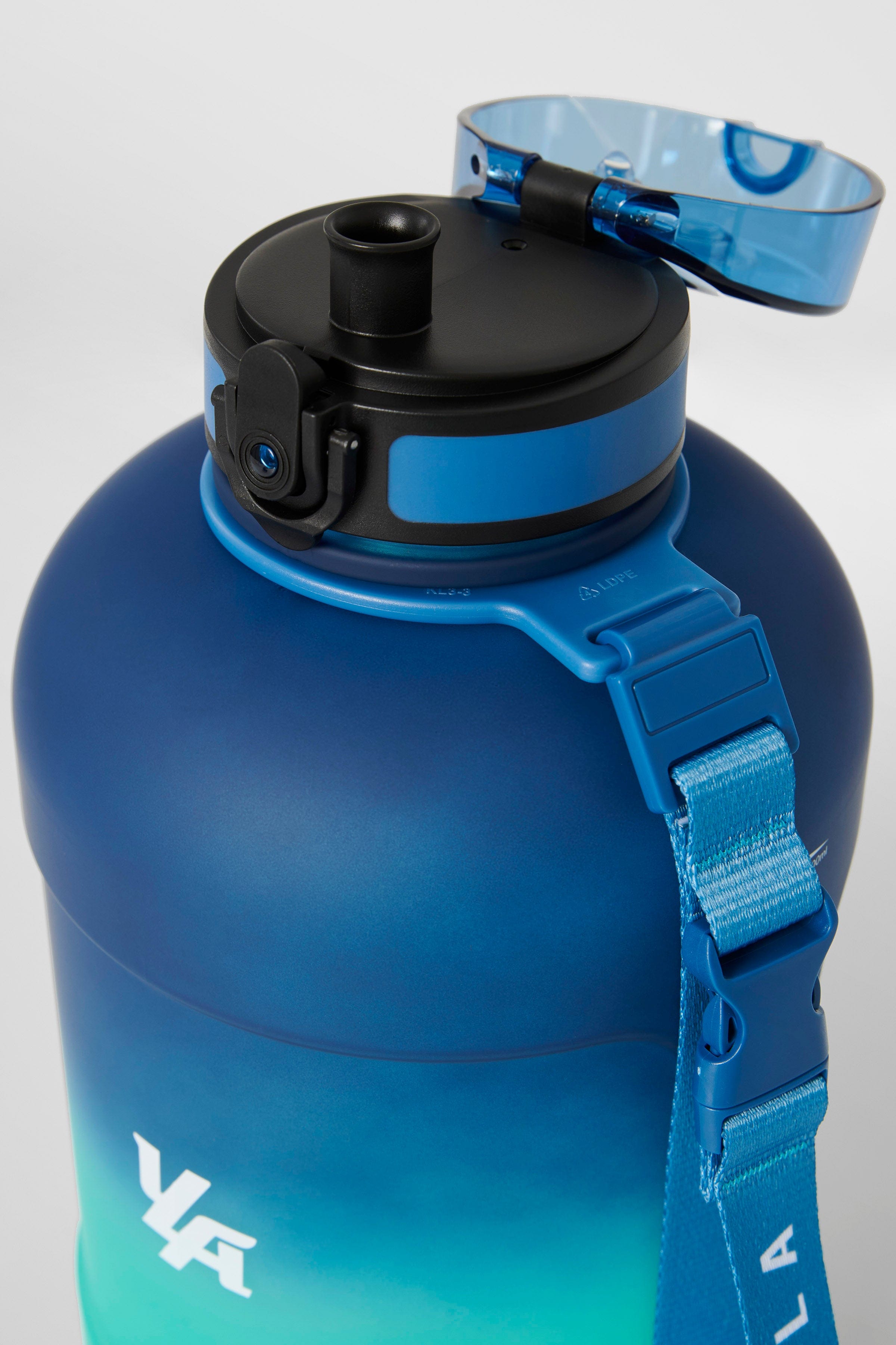 Lah Jug 2.0 with open spout, ideal for gym use.