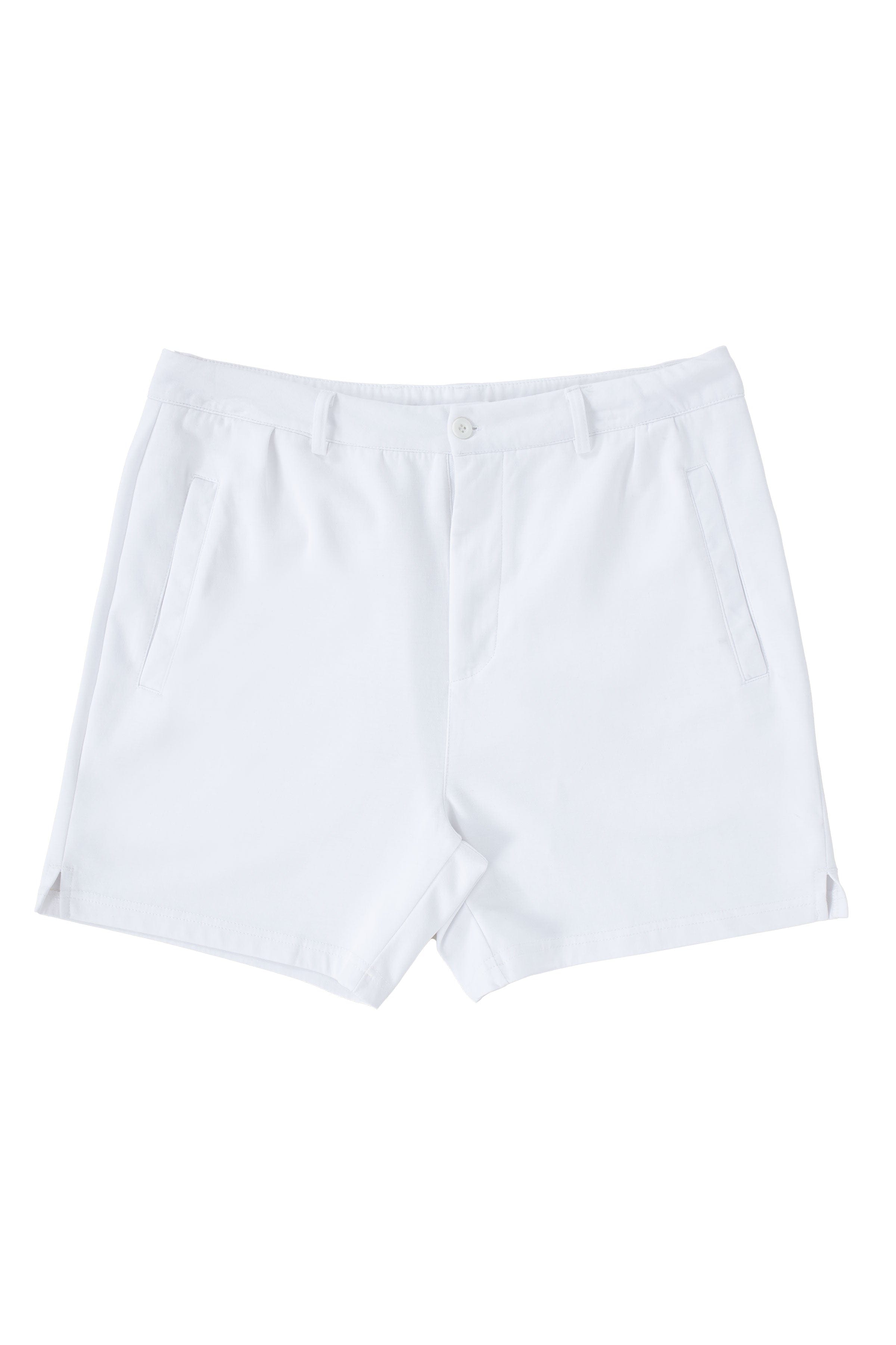 Close-up of chino shorts in various colors, showcasing stylish options.