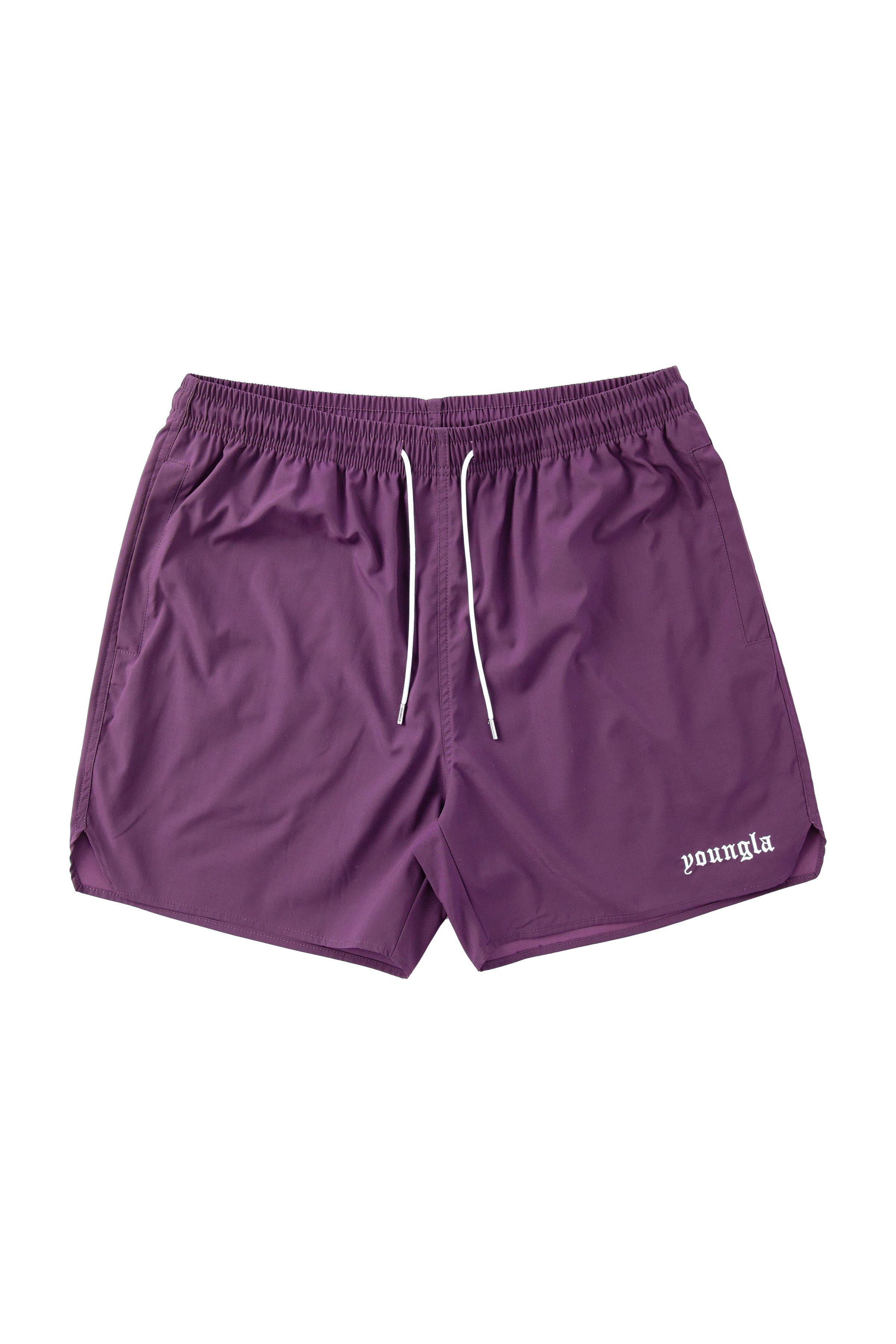 Front view of mens casual shorts in camouflage, ideal for summer outings.