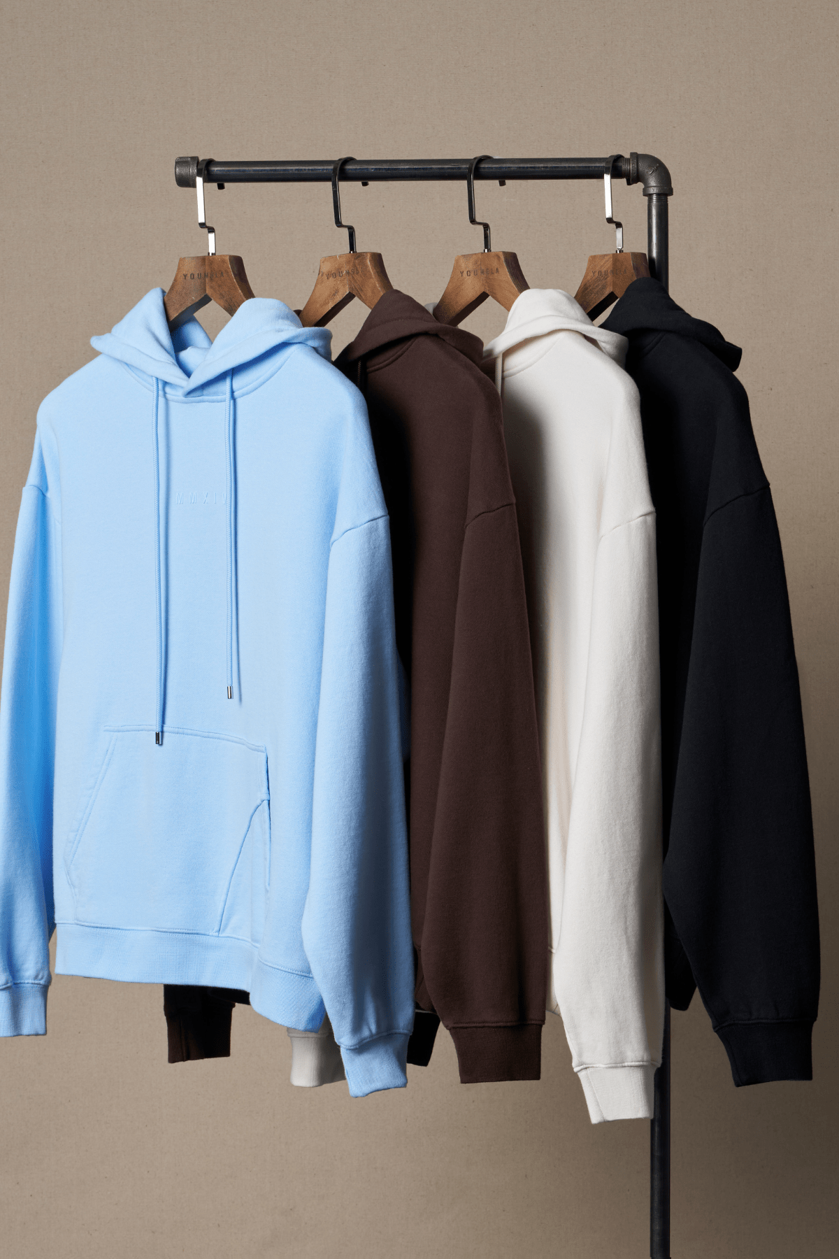 Close-up of hoodie fabric highlighting 100 cotton hoodie texture