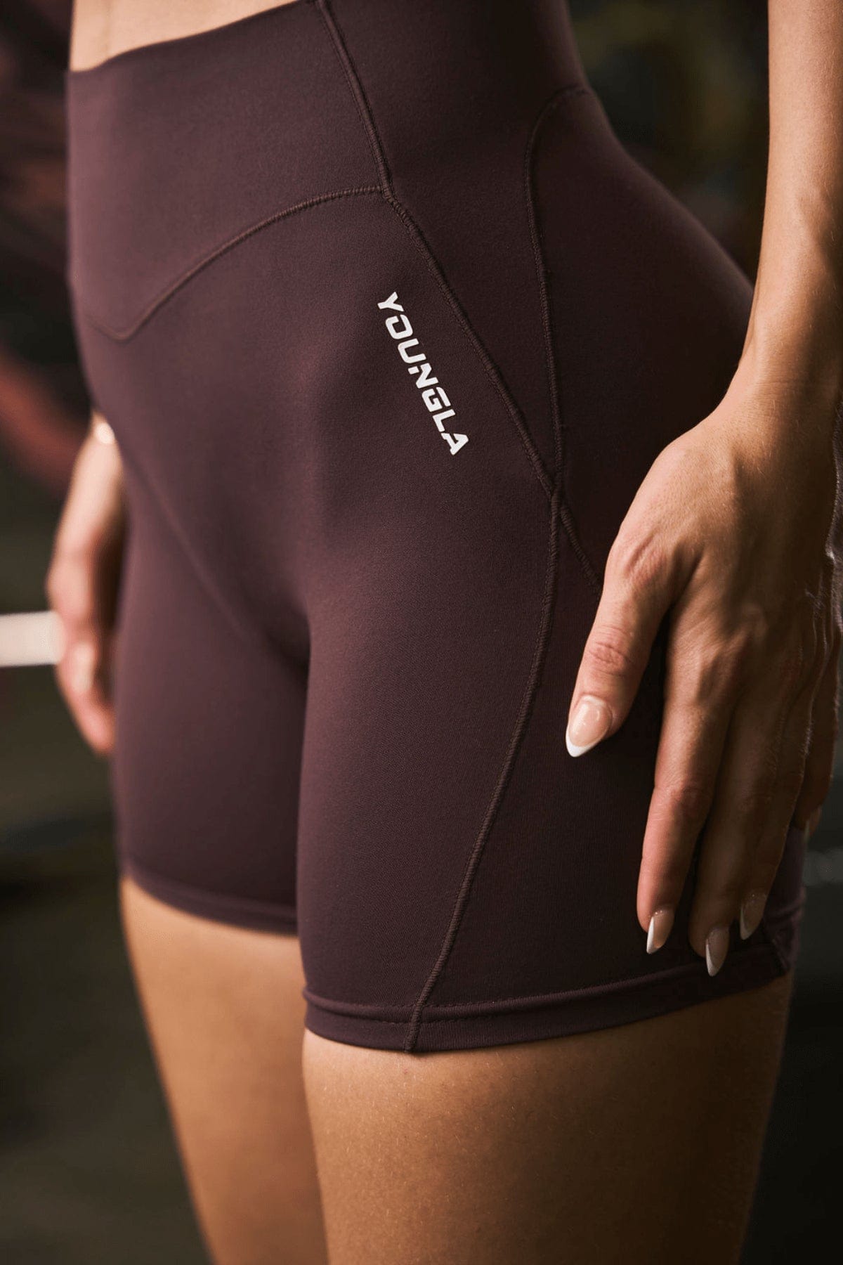 Back view highlighting the unique V shape that enhances your glutes.