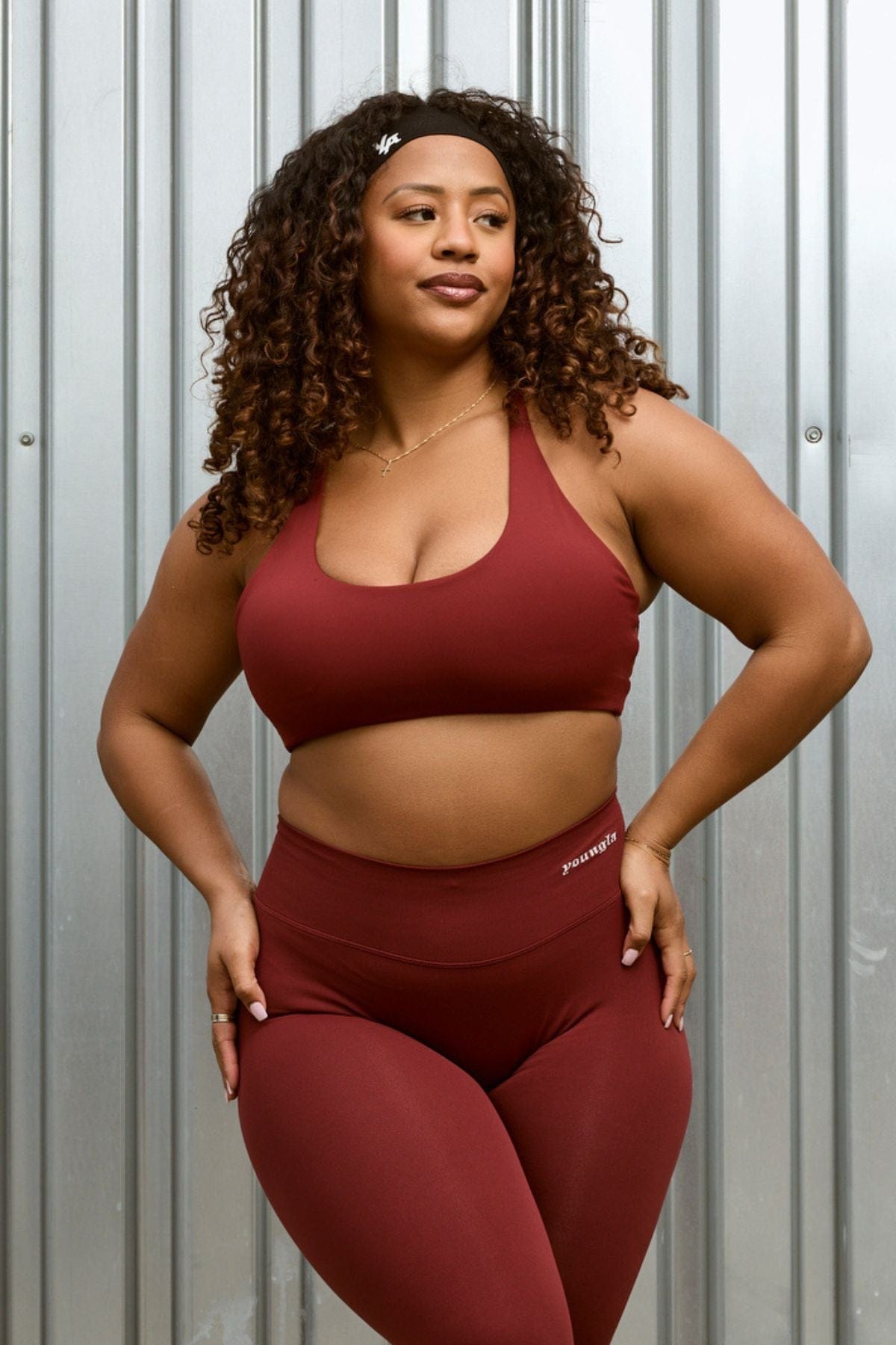 Lift & Support High Impact Sports Bra from the front view.